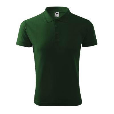 Polokošile pánská Pique Polo 203 lahvově zelená obrázek 2676