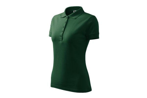 Polokošile dámská Pique Polo 210 dark green obrázek 1