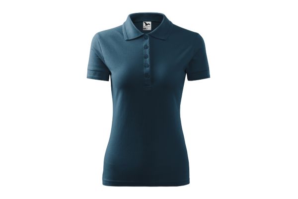 Polokošile dámská Pique Polo 210 námořní modrá obrázek 2