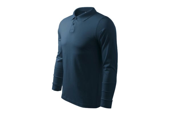 Polokošile pánská Single J. LS 211 námořní modrá obrázek 1