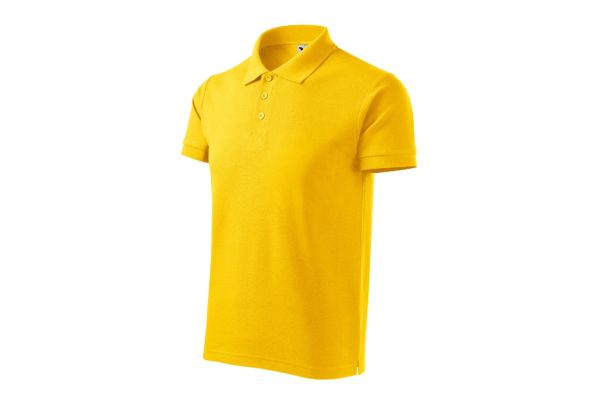 Polokošile pánská Cotton Heavy 215 žlutá obrázek 1
