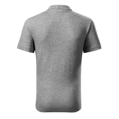 Polokošile pánská Cotton Heavy 215 tmavě šedý melír obrázek 7030