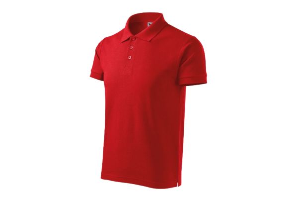 Polokošile pánská Cotton Heavy 215 červená obrázek 1