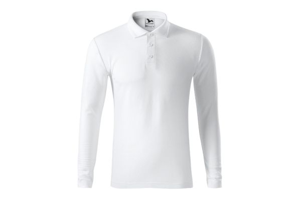 Polokošile pánská Pique Polo LS 221 bílá obrázek 2