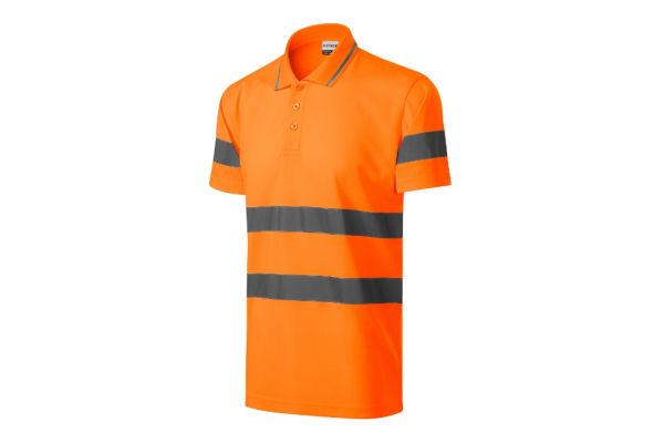 Polokošile unisex HV Runway 2V9 fluorescenční oranžová obrázek 1