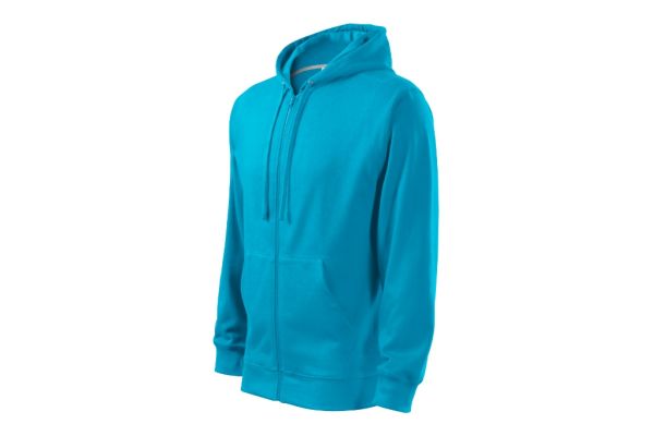 Mikina pánská Trendy Zipper 410 tyrkysová obrázek 1