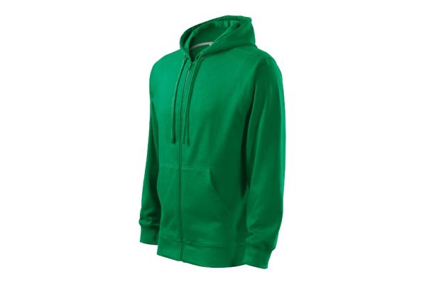 Mikina pánská Trendy Zipper 410 středně zelená obrázek 1