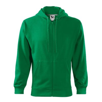 Mikina pánská Trendy Zipper 410 středně zelená obrázek 7121