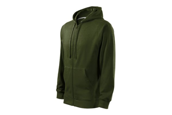 Mikina pánská Trendy Zipper 410 military obrázek 1