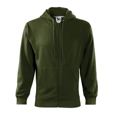 Mikina pánská Trendy Zipper 410 military obrázek 9167