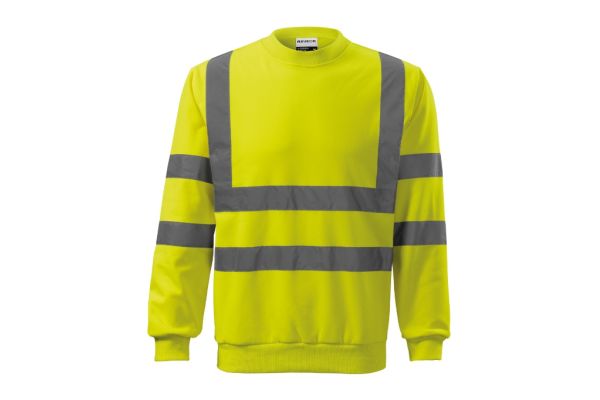 Mikina unisex HV Essential 4V6 fluorescenční žlutá obrázek 2