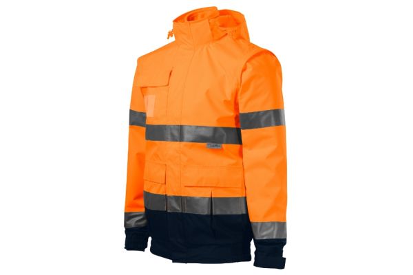 Bunda unisex HV Guard 4 in 1 5V2 fluorescenční oranžová obrázek 1