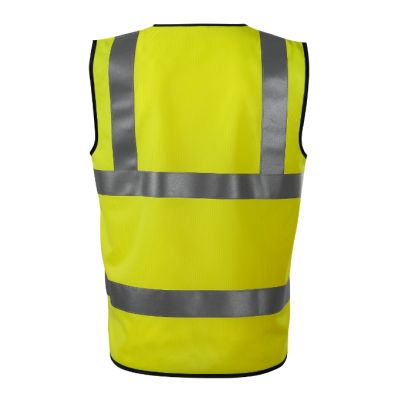 Bezpečnostní vesta unisex HV Bright 9V3 fluorescenční žlutá obrázek 5662