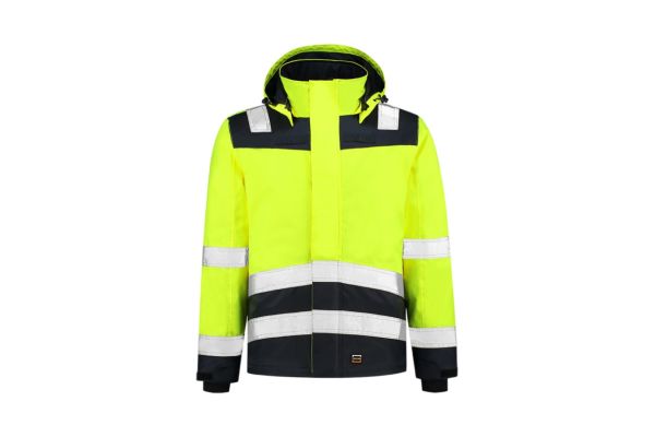 Pracovní bunda unisex Midi Parka High Vis Bicolor T51 fluorescenční žlutá obrázek 2