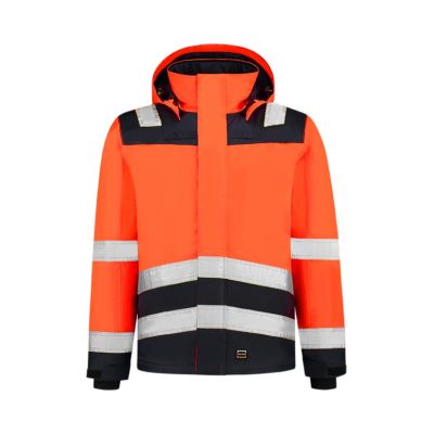Pracovní bunda unisex Midi Parka High Vis Bicolor T51 fluorescenční oranžová obrázek 7339