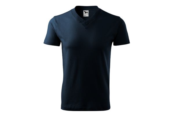 Tričko unisex V-neck 102 námořní modrá obrázek 2