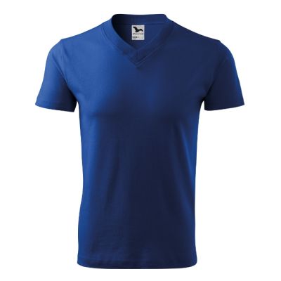 Tričko unisex V-neck 102 královská modrá obrázek 103