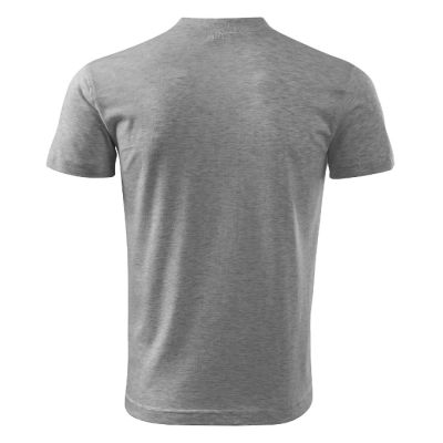 Tričko unisex V-neck 102 tmavě šedý melír obrázek 124