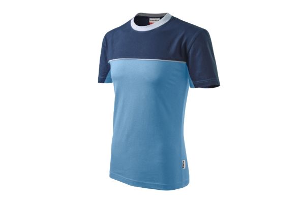 Tričko unisex Colormix 109 azurově modrá obrázek 1