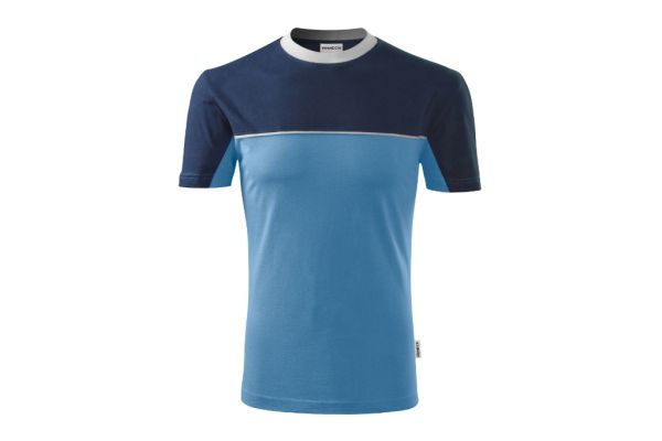 Tričko unisex Colormix 109 azurově modrá obrázek 2