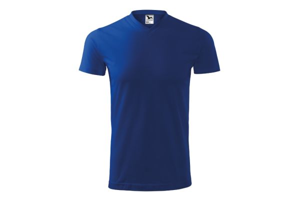 Tričko unisex Heavy V-neck 111 královská modrá obrázek 2