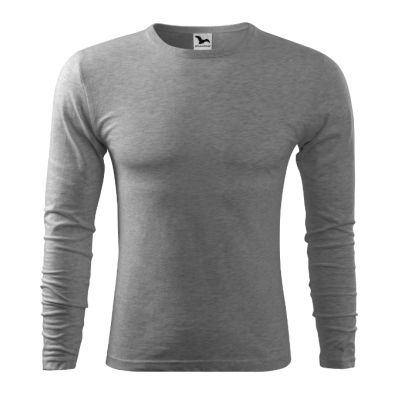 Triko pánské Fit-T LS 119 tmavě šedý melír obrázek 305