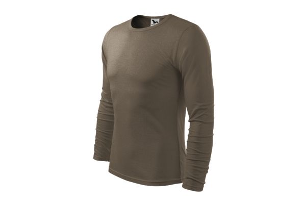 Triko pánské Fit-T LS 119 army obrázek 1