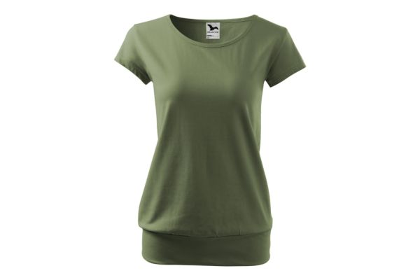 Tričko dámské City 120 khaki obrázek 2