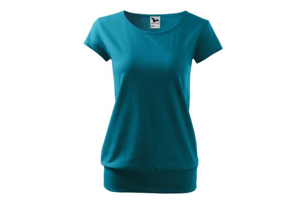Tričko dámské City 120 tmavý tyrkys obrázek 2