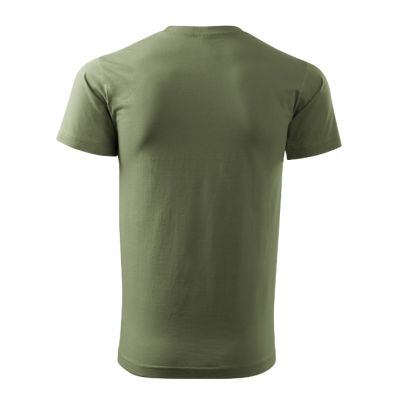 Tričko pánské Basic 129 khaki obrázek 749
