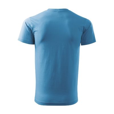 Tričko pánské Basic 129 azurově modrá obrázek 18765