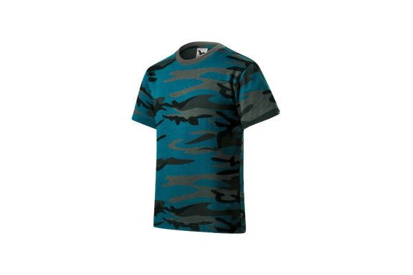 Tričko dětské Camouflage 149 camouflage petrol obrázek 1